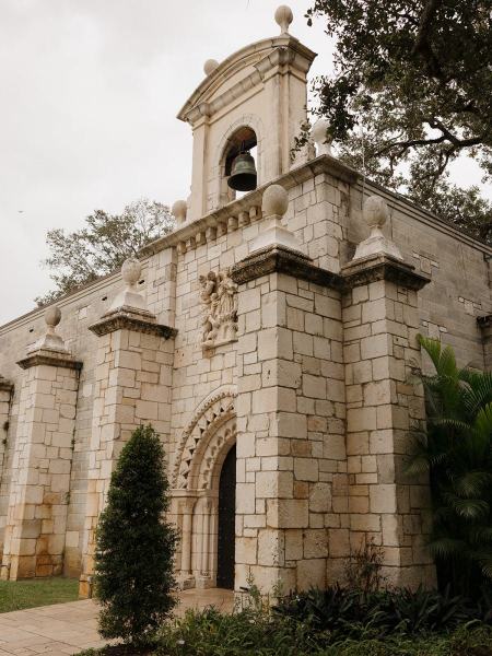 Exterior view of Spanish Monastery Miami